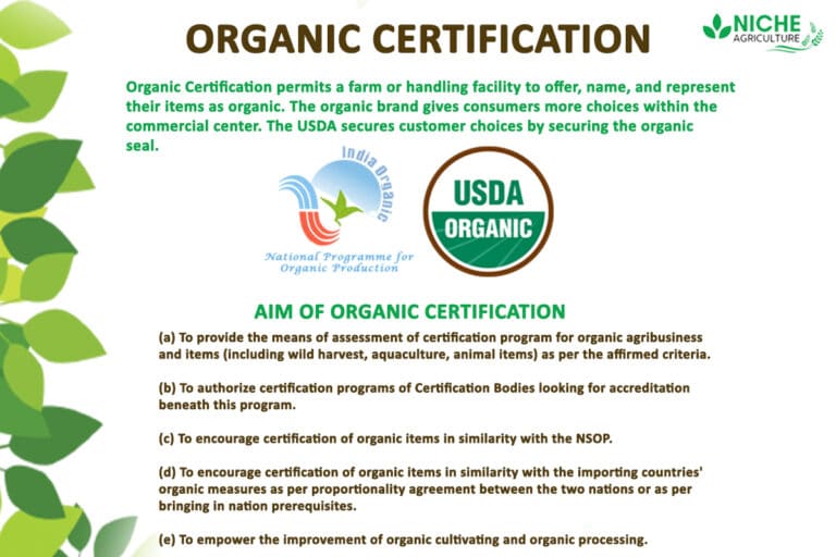 Organic Certification- A means to get your organic products certified ...